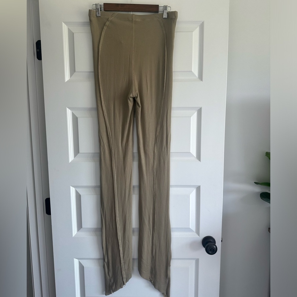 Sami Miro Vintage Asymmetric Extralong Rib Pants — image 8 of 8